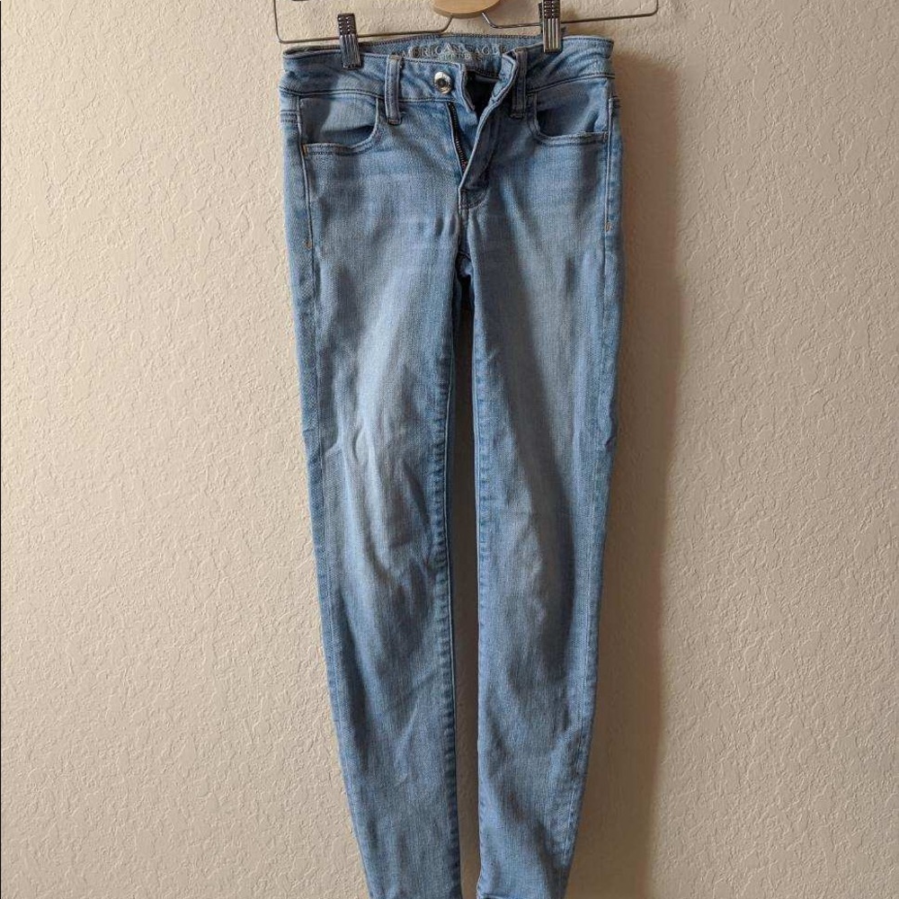 360 super stretch American eagle jeans